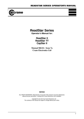 Crane Electronics ReadStar Series Operator's Manual