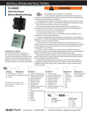 senva TGD-ACX-A Installation Instructions Manual