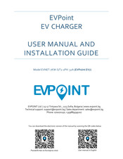 EVPoint EVNET-7KW-S-1PH: 32A User Manual And Installation Manual
