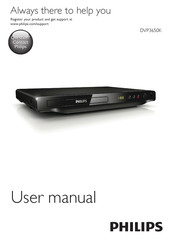 Philips DVP3650K/51 User Manual