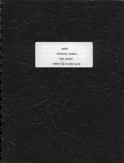 Ex-Cell-O REMEX RR-1002LB Technical Manual