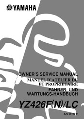 Yamaha YZ426FN 2001 Owner's Service Manual