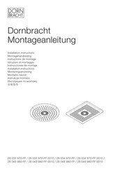 Dornbracht 28 043 980-FF Installation Instructions Manual