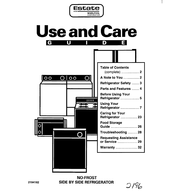 Estate TS22AQXEW10 Use And Care Manual