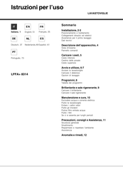 Hotpoint LFFA+ 8314 Operating Instructions Manual