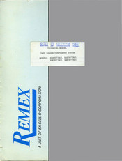 Ex-Cell-O Remex RDB3075BC1 Technical Manual