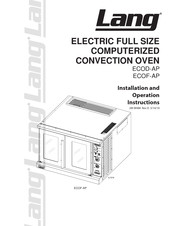 Lang ECOF-AP Installation And Operation Instruction Manual