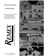 Ex-Cell-O Remex PDP-8/E Series Technical Manual