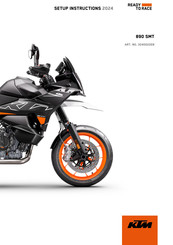 KTM 890 SMT 2024 Setup Instructions