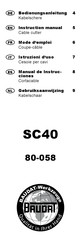Baudat SC40 Instruction Manual