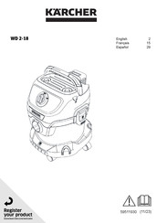 Kärcher WD 2-18 Operator's Manual