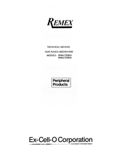 Ex-Cell-O Remex RPM612XBAA Technical Manual