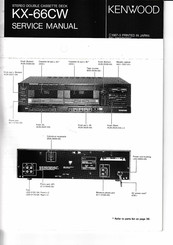 Kenwood KX-66CW Service Manual