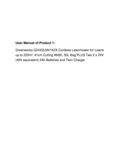 GreenWorks LME367 Operator's Manual