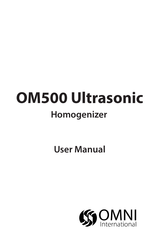 Omni International OM500 Ultrasonic User Manual