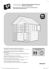TP Toys TP373 Instructions For Assembly, Maintenance And Safe Use