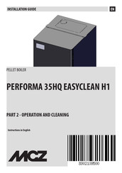 MCZ PERFORMA 35HQ EASYCLEAN H1 Installation Manual