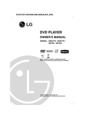 LG DK765 Owner's Manual