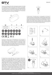 GTV LD-OVALW5W10-NW Assembly Instruction Manual