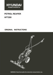 Hyundai power products HFT200 Original Instructions Manual