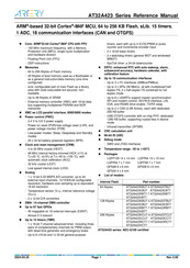ARTERY AT32A423CCT7 Reference Manual