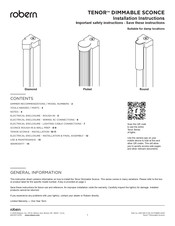 Robern TENOR Round Installation Instructions Manual