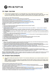 MikroTik RBmAPL-2nD Quick Manual