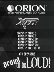 Orion XTR275.2 Manual