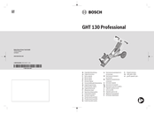 Bosch GHT130 Original Instructions Manual