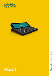 Jabbla Allora 3 Operating Instructions Manual