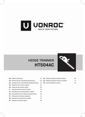 VONROC HT504AC Original Instructions Manual