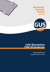 GUS CUW-7 Assembly Instructions Manual