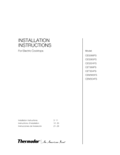 Thermador American Icon CES304FS Installation Instructions Manual