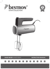 Bestron SATIN AHMD100SAT Instruction Manual