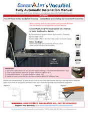 Hot Tub Products VacuSeal Installation Manual