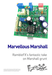 FuzzDog Marvellous Marshall Instructions Manual