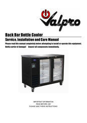 VALPRO VP72G Service, Installation And Care Manual