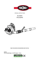 Racing RAC52BPB Original Instructions Manual