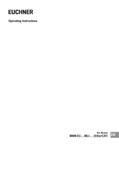 EUCHNER MGB2-L1HEB-EC-U-S7-CA-R-168728 Operating Instructions Manual