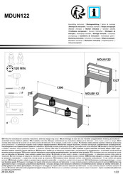 Forte MDUN122 Assembling Instruction