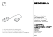 HEIDENHAIN AK LIC 419PV Mounting Instructions