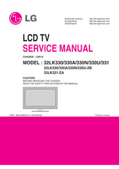 LG 32LK330A Service Manual