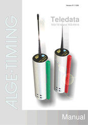 ALGE-Timing Teledata TED-TX10 Manual