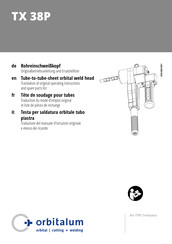 Orbitalum TX 38P Translation Of Original Operating Instructions