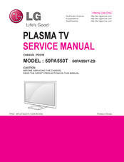 LG 50PA550T Service Manual