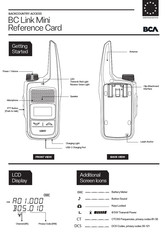 bca BACKCOUNTRY ACCESS BC Link Mini Reference Card