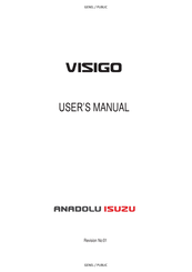 ANADOLU ISUZU VISIGO 2019 User Manual