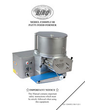 BIRO F2000PLUSB Manual