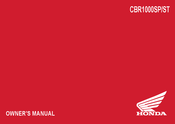 Honda CBR1000ST 2024 Owner's Manual