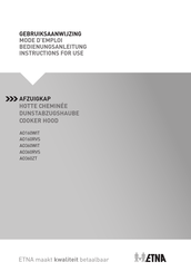 ETNA AO360WIT/E01 Instructions For Use Manual
